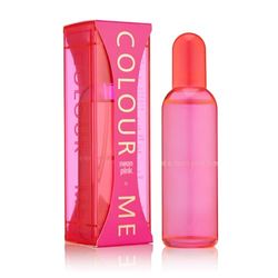 COLOUR ME Neon Pink Profumo da donna, 100 ml, Eau de Toilette Fragranza di lusso - Profumo da donna, persistente Profumi di Milton-Lloyd, 100ml
