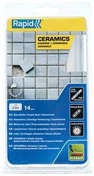 Rapid Barras de Cola Ø12 x 190 mm para Cerámica, 250 g, Blanco