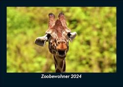 Zoobewohner 2024 Fotokalender DIN A5: Monatskalender mit Bild-Motiven von Haustieren, Bauernhof, wilden Tieren und Raubtieren