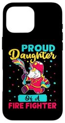 Pompiere: orgogliosa figlia di un vigile del fuoco per bambini Custodia per iPhone 16 Pro Max