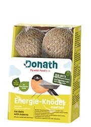 Donath 12011 Energiebol Insecten - mezenbol in een bio-netje - 100g per bol - de bol voor fijnproevers - waardevol vogelvoer voor alle seizoenen, 600 gram