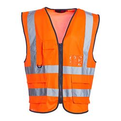 Blackrock Gilet sans manches haute visibilité de qualité supérieure, entièrement certifié EN – Taille L