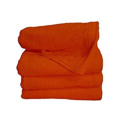 Miracle Home Handdoek Nilo 70 x 140, 100% katoen, oranje, 70 x 140 cm