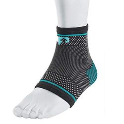 Ultimate Performance Ultimate Compression Elastic Ankle Support, Large, Black/Blue, 10-12 uk