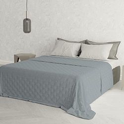 Italian Bed Linen Eldrojoòn de Verano Chic, Microfibra, Gris Oscuro, 250x250cm