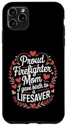 Proud Firefighter Mom Fireman for Women Case for iPhone 11 Pro Max