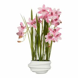 MICA Decorations Decorative Plant Cymbidium Polyester Orchid 81 x 49 x 40 cm Artificial