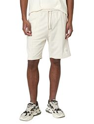 Koton Heren Ribbed Pocket Detail Trekkoord Shorts, Beige (050), L