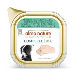 almo nature HFC Complete, Comida húmeda para Perros Adultos - Bacalao del Atlántico Norte - 1.445 kg (17 x 85 g)