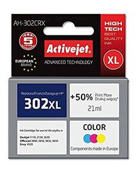 Activejet AH-302CRX ink for HP printer; HP 302XL F6U67AE replacement; Premium; 21 ml; color