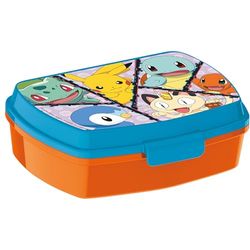 KP Pharma Pokemon Funny Sandwich Box for Kids – Durable, BPA-Free Plastic Lunch Box with Secure Lid – Perfect for School, Picnics, or Snacks On-The-Go