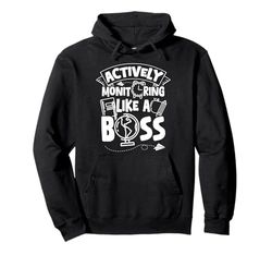 ACTIVELY Monitoring LIKE A BOSS Teacher Monitoring Pullover Hoodie