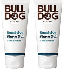 Bulldog Sensitive Shave Gel, 175ml, 2 Pack