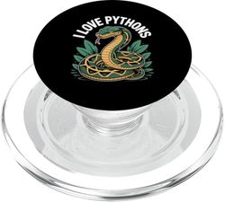Amo a los Pythons PopSockets PopGrip para MagSafe