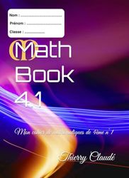 Math Book 4.1: Mon cahier de mathématiques de 4ème n°1