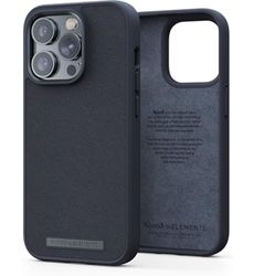 NJORD COQUE CUIR VERITABLE IPHONE 14 PLUS NOIR