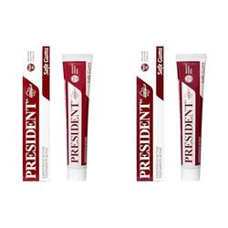 President DENTIFRICIO ACTIVE ad Attività Gengivale. Per gengive irritate, infiammate e parodontite. Azione sanitizzante astringente. RDA 50-50 ml (Confezione da 2)