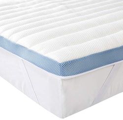 Amazon Basics Matrastopper van traagschuim, 7 ventilatiezones, 90 x 190 cm