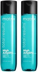 Matrix, Shampoing Volume pour Cheveux Fins, Apporte du Volume & Fortifie, High Amplify, 300ml (Lot de 2)