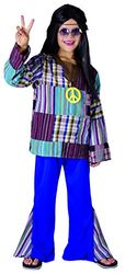 Reír Y Confeti - Fibhip003 - Disfraces para Niños - Hippie Disfraz - Boy - Talla M