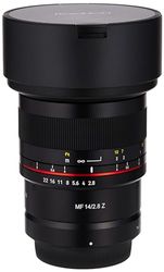Rokinon - Obiettivo ultra grandangolare da 14 mm F2.8 per fotocamere Nikon Z Mirrorless