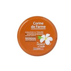 Corine de Farme - Acelerador del Bronceado con Activadores, Fragancia Vainilla - Monoi de Tahití - Sin Autobronceador - Pieles Morenas/Ya Bronceadas - 150 ml