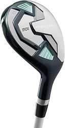 Wilson Staff Golf Club, Pro Staff SGI Hybrid 5, For Left-Handed Women, Graphite Shaft, Silver/Green, WGD152200
