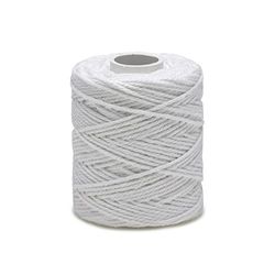 La cordeline dcjn12h Bobina Hilo algodón 1, 2 mm 45 metres, Blanco, 5 x 5, cm