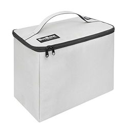 Wedo BigBox Cooler 582520 koeltas (polyester, volume: 16,5 l, thermische isolatie, 2 ritssluitingen) lichtgrijs