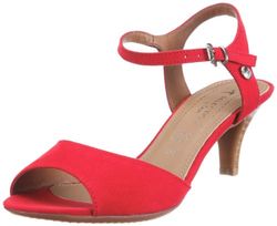 s.Oliver Selection 5-5-28318-28 - Sandalias de Tela para Mujer, Color Rojo, Talla 40