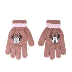 Disney Minnie Mouse Handschoenen voor koud weer, bruin, standaard, uniseks, kinderen, Bruin, Estándar