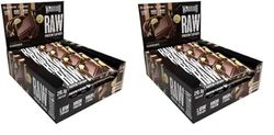 Warrior Raw Protein Flapjacks – 12 Bars x 75g Each – Packed with 20g of Protein – Low Sugar, High in Fibre (Double Chocolate) (Pack of 2)