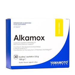 Alkamox® integratore alimentare a base di potassio e magnesio in forma citrata gusto Arancia 30 bustine da 3,5 g