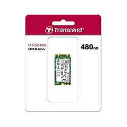 Transcend MTS420S 480GB M.2 2242 SATA III 6Gb/s Internal Solid State Drive (SSD) 3D TLC NAND (TS480GMTS420S)