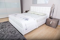 Sanidorm Mimosa Memory Matelas, Mousse, Blanc, 140 x 200 x 24 cm