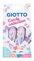 Giotto- Stick de Colle Candy Collection, F546700, Transparent