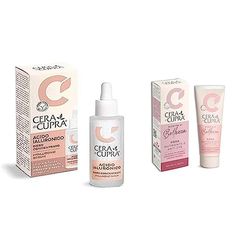 Cera di Cupra Siero Acido Ialuronico Concentrato, 30ml & Rosa Ricetta Bellezza Nuova Formula Crema Viso per Pelle Secca, Azione Nutriente Antietà
