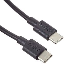 Goobay 66318 USB-CTM laad- en synchronisatiekabel, 1 m, zwart - voor apparaten met USB-CTM-aansluiting, zwart