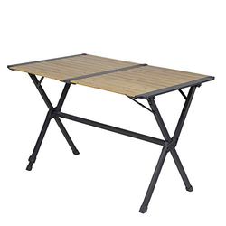 Bo-Camp Urban Outdoor Urban Outdoor Lamel Table-Maryland-111 x 72 x 70 cm, Color Gris