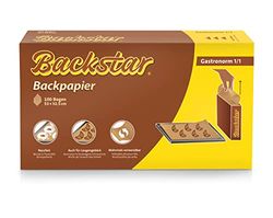 Carta da forno Backstar 100 fogli, Gastronorm 1/1, 53 x 32,5 cm