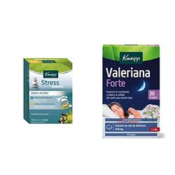 Kneipp Stress Balance 30TBL, Negro, Normal + Valeriana Forte 30 Grageas, 0.0000, 450