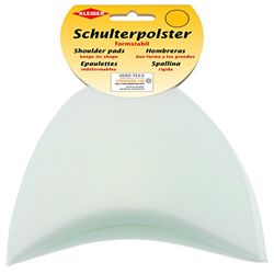 Kleiber KH 5 haak- en lusband schoudervulling halve maan, 50% polyamide, wit, 11 x 13 x 6,5 cm