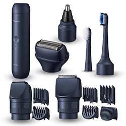 Panasonic All in One MULTISHAPE, Wet & Dry Electric Beard,Hair and Body Trimmer for Men,3-Blade Shaver, Electric Toothbrush,Nose/Ear/Facial Trimmer,Rechargeable Ni-MH body,Modular Personal Care System