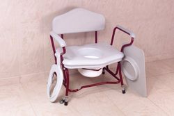 Wegwerpbekkenhouder voor Zenith toiletstoel voor overgewichten.