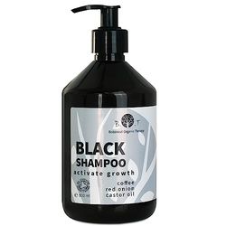 Shampoo Volumizzante e Rinforzante | Controllo Olio e Seborrea | Stimola Crescita Capelli | Riduce Perdita Capelli | Antiforfora, Colore Scuro, 500 ml