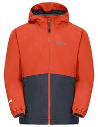 Jack Wolfskin Veste 3 en 1 Iceland K Chaqueta, Cornalina, 92 Unisex niños