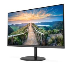 AOC Q24V4EA - Monitor QHD de 24 pulgadas, AdaptiveSync (2560 x 1440, 75 Hz, HDMI, DisplayPort), color negro
