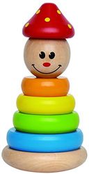 Hape E0400 Clown Stacker - Wooden Activity Toy for Toddlers