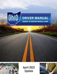 Ohio Driver Manual: Digest of Motor Vehicle Laws (April 2023 Update)
