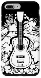 Cartone animato Ukulele Hawaii Custodia per iPhone 7 Plus/8 Plus